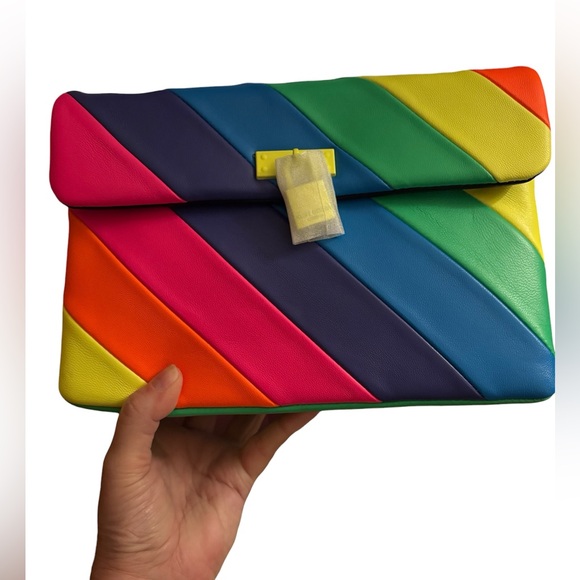 Kurt Geiger London LARGE Brixton Lock Leather Convertible Bag New with Dustbag - Picture 8 of 8